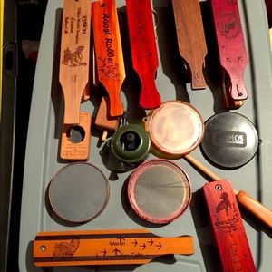 Vintage turkey call lot